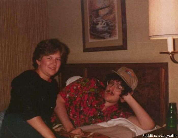 Weird Al And My Mom, In A Hotel In 1985