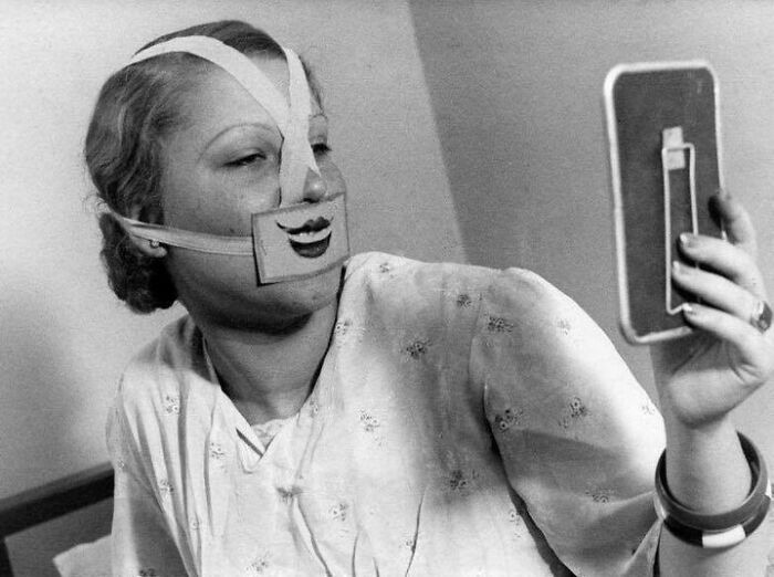 Woman In The 1930s Going Through An Attitude Adjustment Program