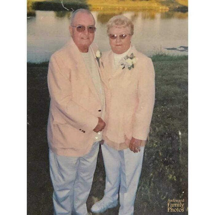 My Grandma Made My Grandpa Match Her For My Cousin’s Wedding. We Called Them ‘The Peaches.'