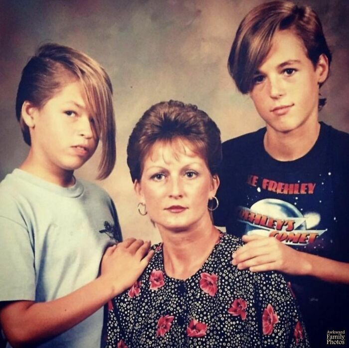 The Photo Is Myself, My Brother, And My Mom In Sacramento, 1987. I Had That Cut For About 2 Years To Identify As A Skateboarder. I’m Still Skateboarding, And Just Celebrated 40 Years Since I Started