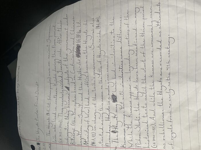 It’s Not Done Yet And My Writing Was Not The Best That Day :/