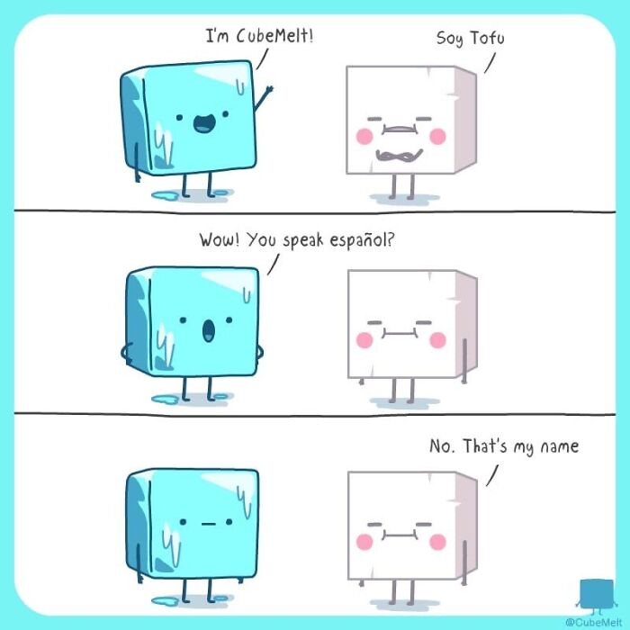 Hilarious Comics That Feature Ice Cube Who Melts In Various Situations (New Pics)