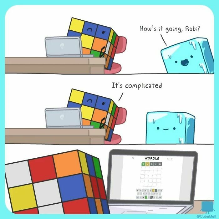 Hilarious Comics That Feature Ice Cube Who Melts In Various Situations (New Pics)