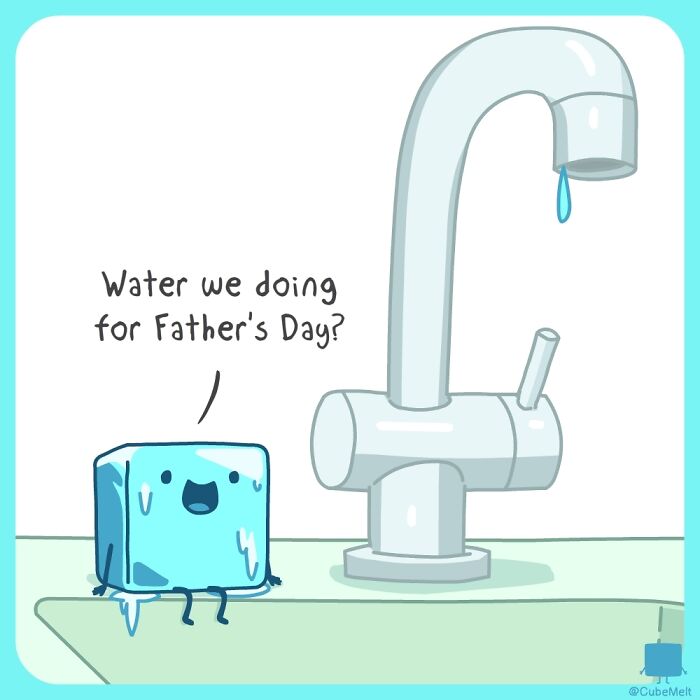 Hilarious Comics That Feature Ice Cube Who Melts In Various Situations (New Pics)