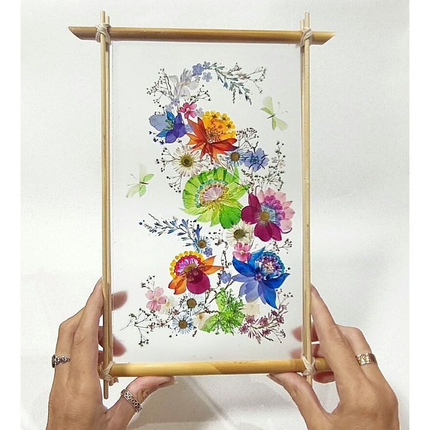 I Make Pressed Flower Frames