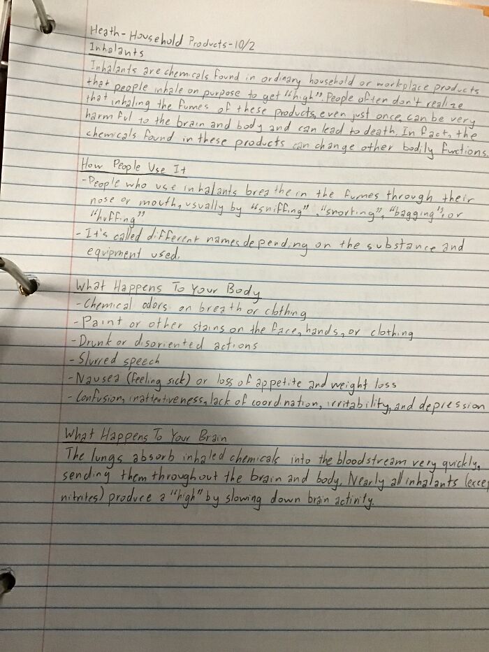 Health Notes (I Just Realized That I Spelled Health Wrong In The Title. Oops.)