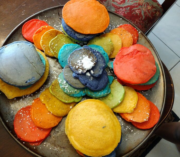 Rainbow Pancakes!