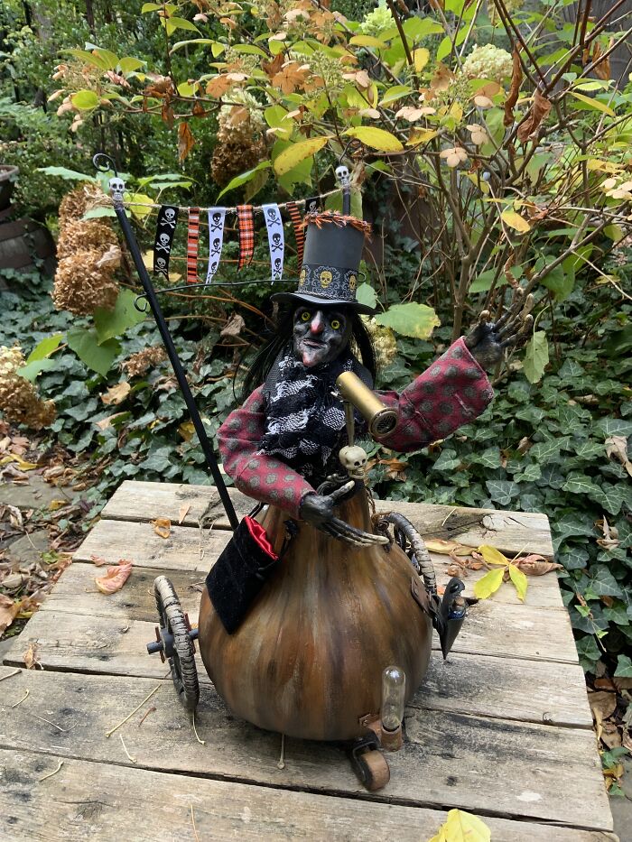 How I Turned A Fake Pumpkin Into A Whimsical Halloween Character (19 Pics) How I Turned A Fake Pumpkin Into A Whimsical Halloween Character (19 Pics)