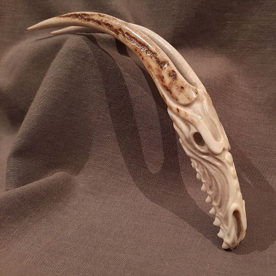 My Husband Makes Amazing Hair Pins From Deer Antler.