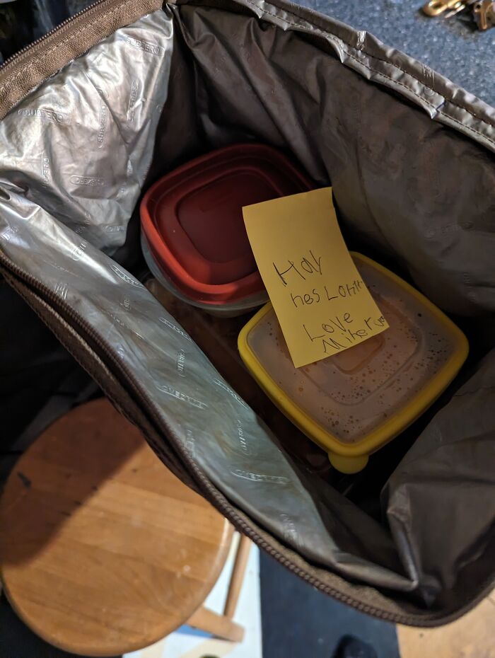 My 10 Year Old Daughter Packed A Lunch For My Husband (Her Stepdad) When I Was Working Out Of Town