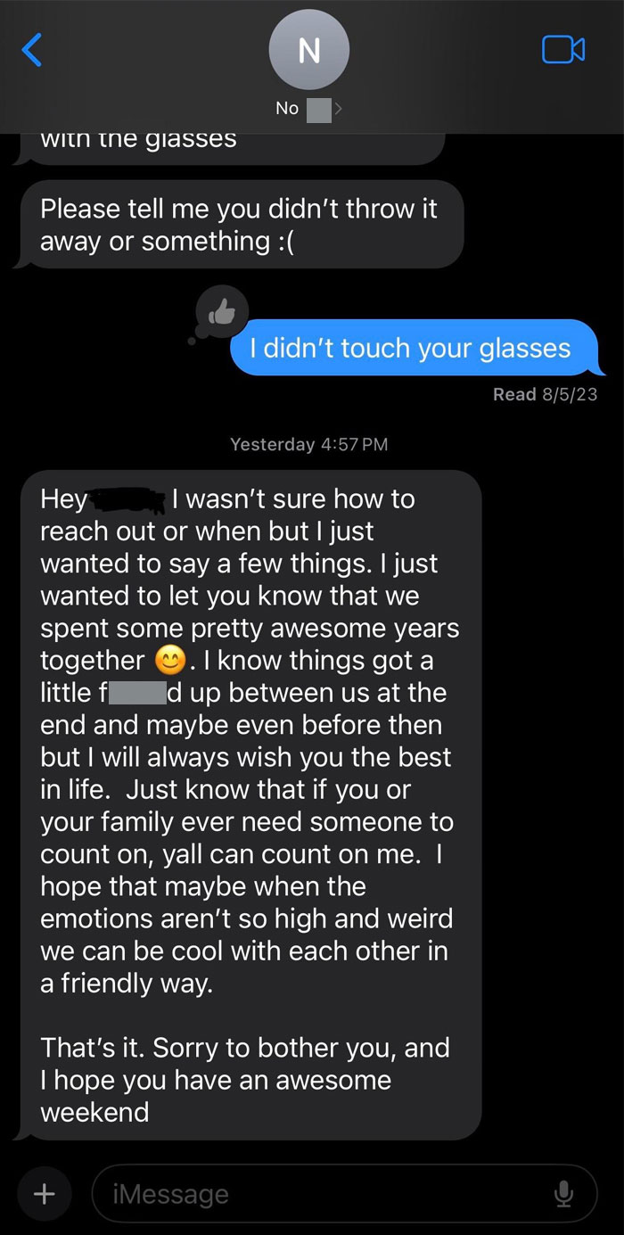 Cheating Ex Reached Out