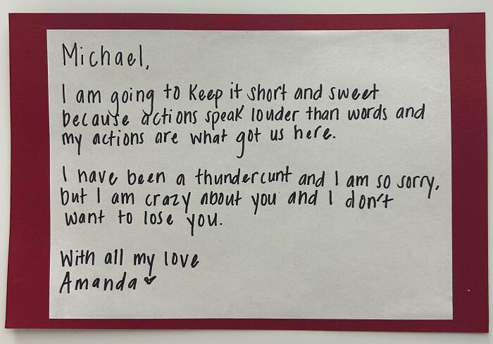 An Apology Letter From An Ex-Girlfriend