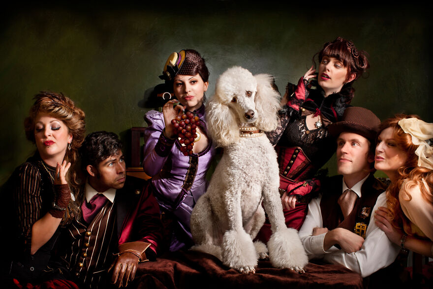 1st Place, Dogs And People: "Caravaggio Today" By Mercury Megaloudis