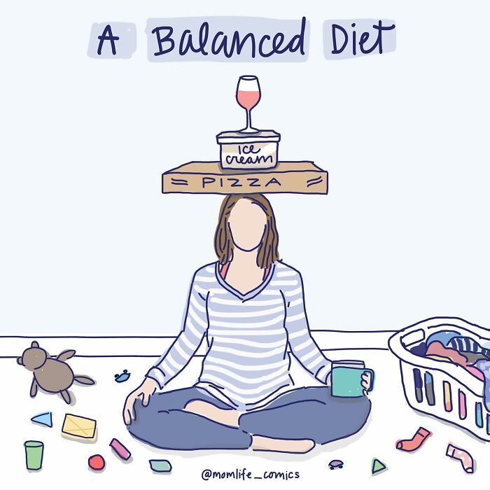 A Comic About A Balanced Diet