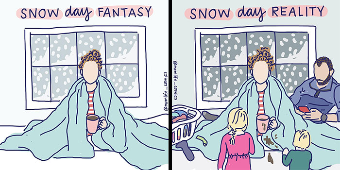 A Comic About Snow Day Fantasy