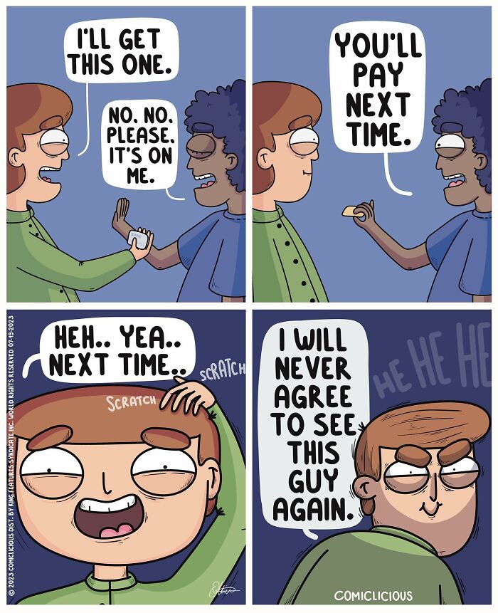 A Comic About Paying Next Time
