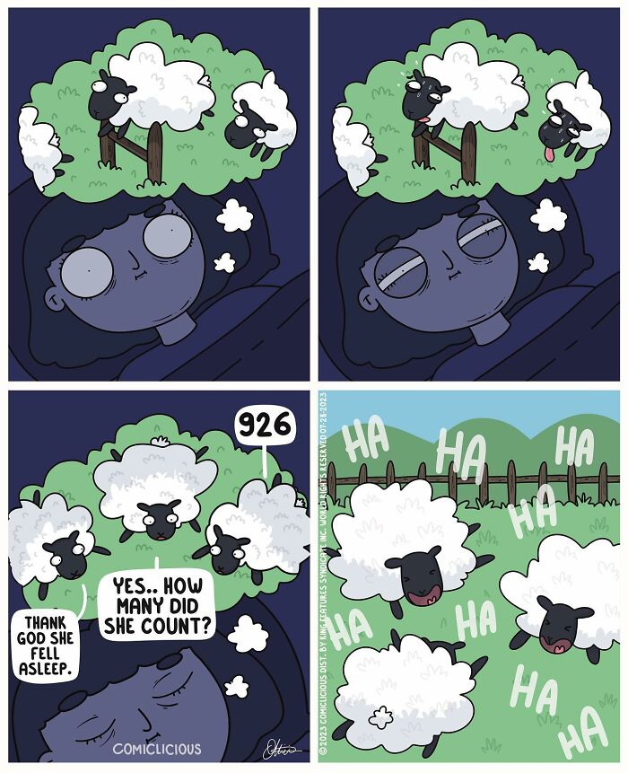 A Comic About Counting Sheep