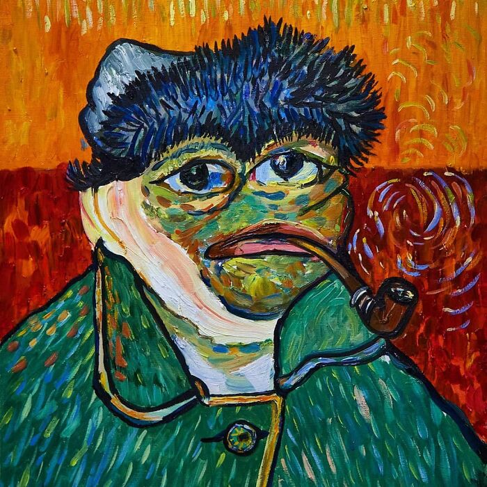 This Russian Artist Transforms Pepe The Frog Into Works Of Art