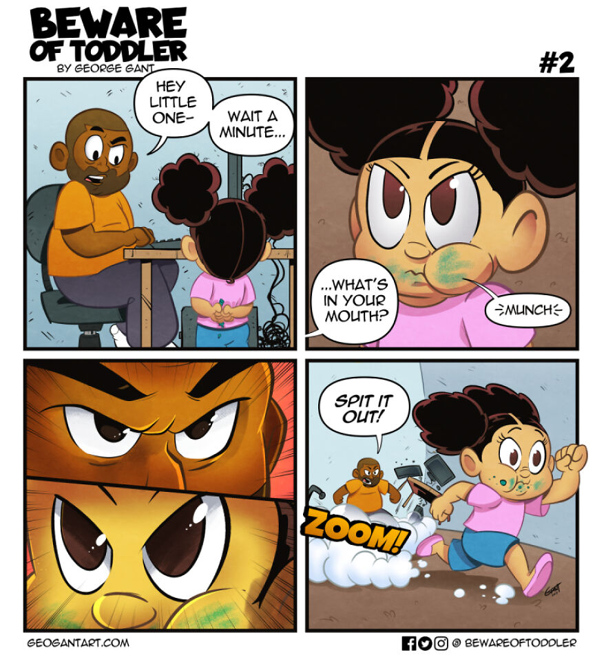 Toddlerhood: I Drew 32 Comics About Daily Life As A Stay-At-Home Dad To A Two-Year-Old