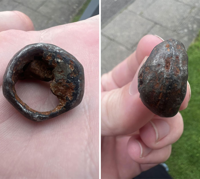 I Found This Ring Washed Up On A Beach In Northern Scotland 