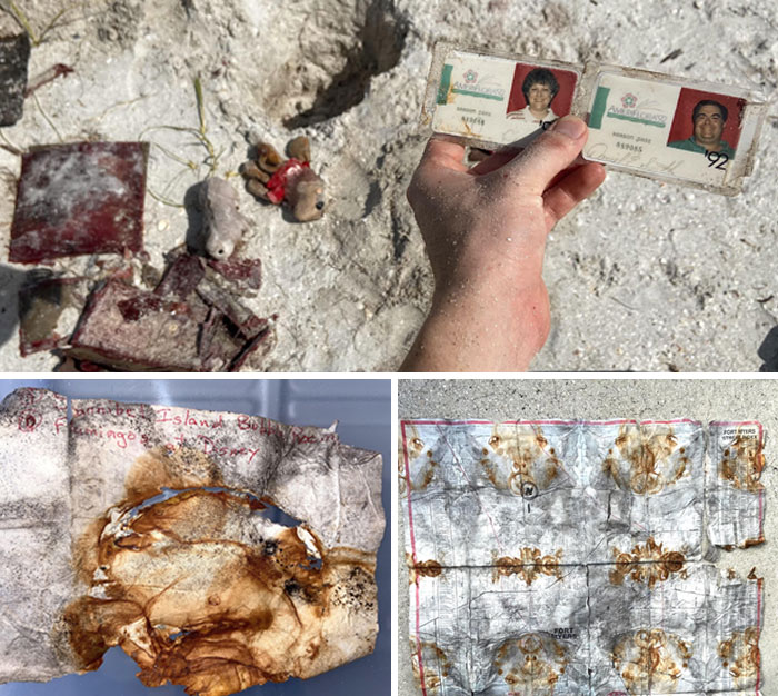 Found A Purse That Appears To Have Been Buried For Over 30 Years On Sanibel Beach, Florida. 1988 Map And Two Ameriflora ’92 IDs