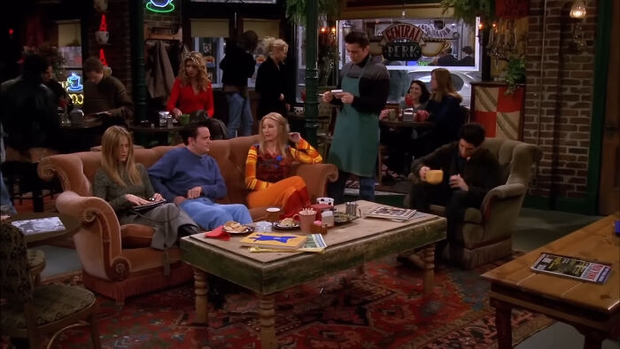 Scene from Friends tv series 