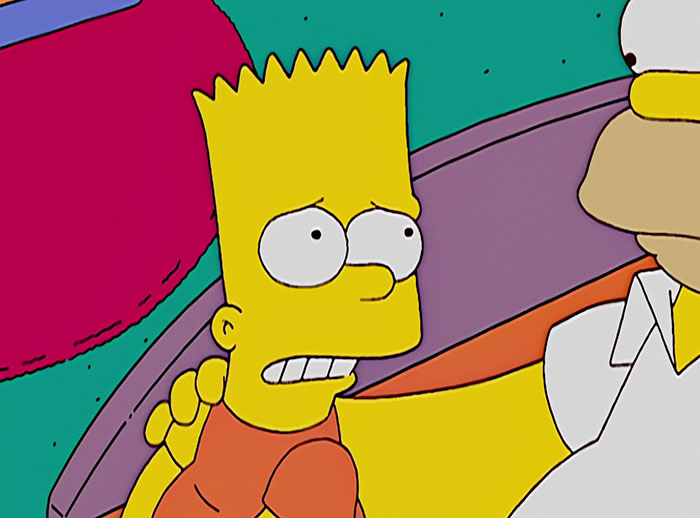 The Simpsons animated tv show scene 