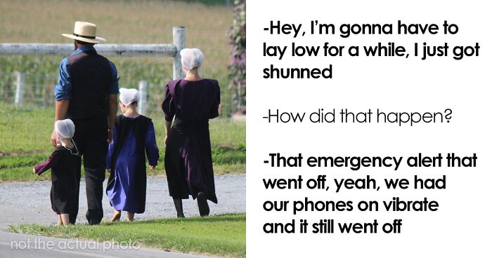 Amish Men Exposed After Their Phones Rang During Emergency Alert Test