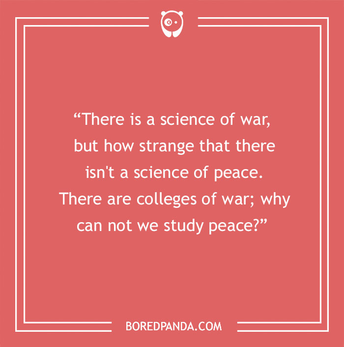 Audrey Hepburn quote about war and peace