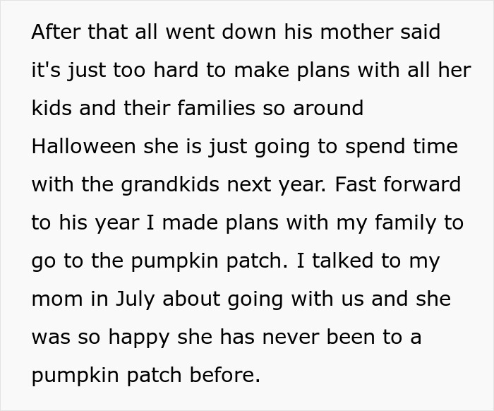 “It's Her Tradition”: MIL Blows Up At Son And His Wife Over Pumpkin Patch Betrayal