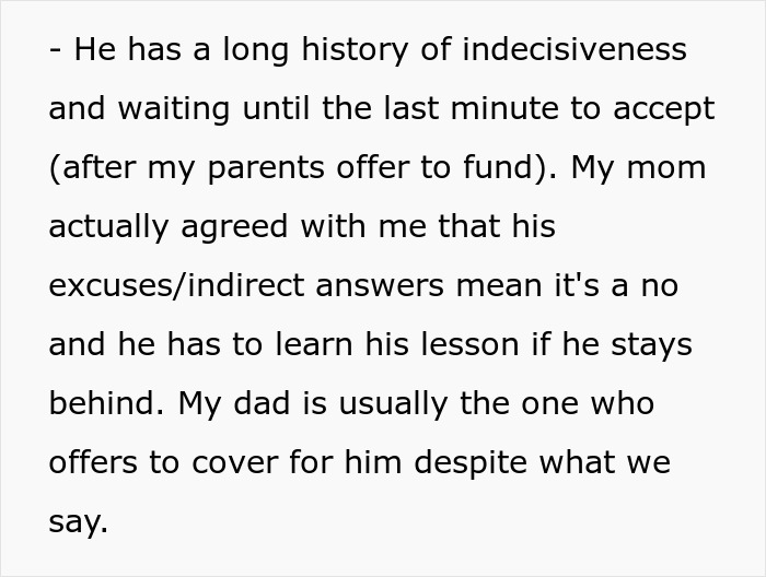 Woman Teaches A Cunning And Stingy Older Brother A Life Lesson By Excluding Him From Family Vacation Woman Teaches A Cunning And Stingy Older Brother A Life Lesson By Excluding Him From Family Vacation