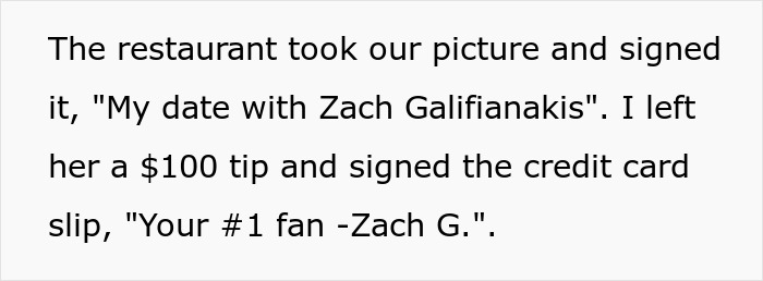 Man Named Zach Lives To Regret His Funny Prank Of Making A Reservation As The 'Zach Galifianakis' Man Named Zach Lives To Regret His Funny Prank Of Making A Reservation As The 'Zach Galifianakis'