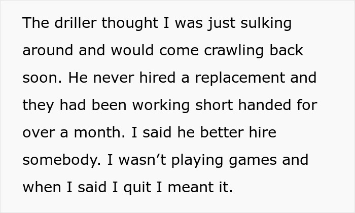 Boss Thinks Worker Is Just Sulking, Learns They Quit A Month Ago In Malicious Compliance Boss Thinks Worker Is Just Sulking, Learns They Quit A Month Ago In Malicious Compliance