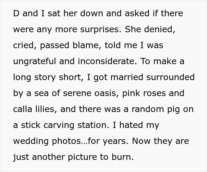 MIL Uses The Fact She Has The Same Name As The Bride To Make Major Changes To The Wedding MIL Uses The Fact She Has The Same Name As The Bride To Make Major Changes To The Wedding