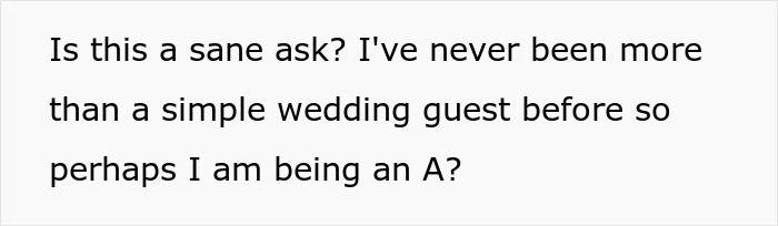 "[Am I The Jerk] For No Longer Wanting To Be In My Sister's Wedding After Her Request?"