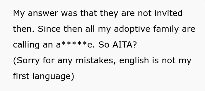 Bride Uninvites Adoptive Parents From The Wedding And Ends Up Cutting Them Off Completely Bride Uninvites Adoptive Parents From The Wedding And Ends Up Cutting Them Off Completely