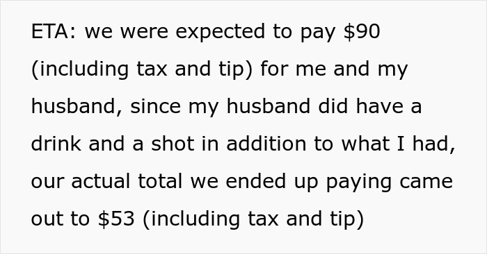 Friend Drama Ensues After Woman Refuses To Split The Bill And Pay $45 For Soda And Appetizer