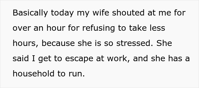 Husband Refuses To Take Less Hours At Work Just Because His 6 Kids Are Sick