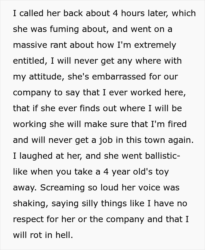 Supervisor Reveals Her True Colors After Employee Quits, Gets Fired Supervisor Reveals Her True Colors After Employee Quits, Gets Fired