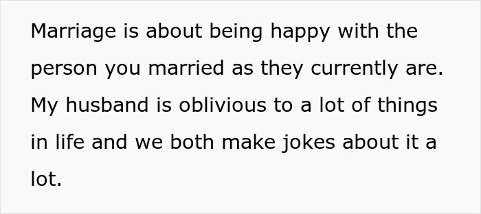 “I Wonder How He Gets Through The Day”: Wife Tests Limits Of Husband's Obliviousness