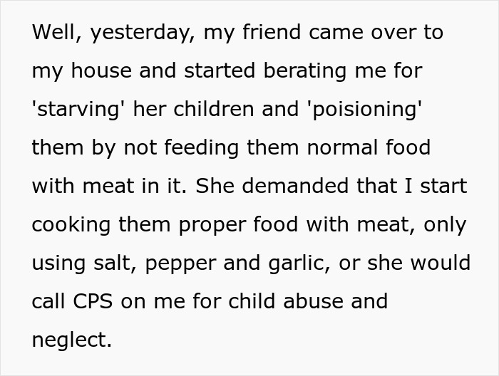 Mom Says Her Friend Who Babysits Her 3 Kids For Free Is "Poisoning" And "Starving" Them