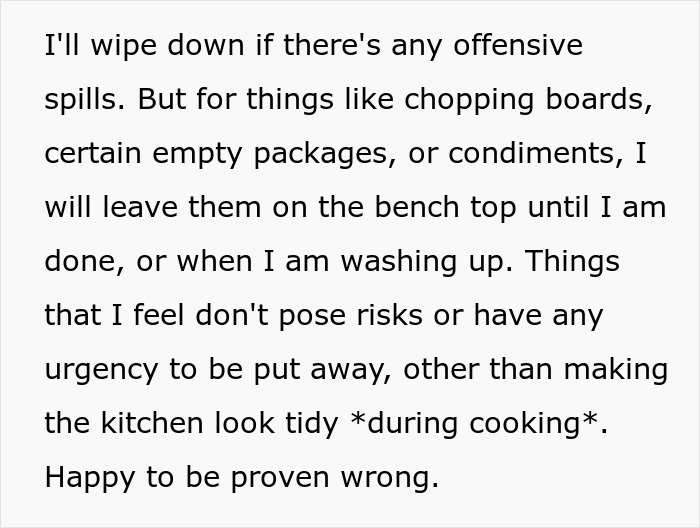 No One Gets Dinner As Man Maliciously Complies With Wife’s Demand To Clean As He Cooks
