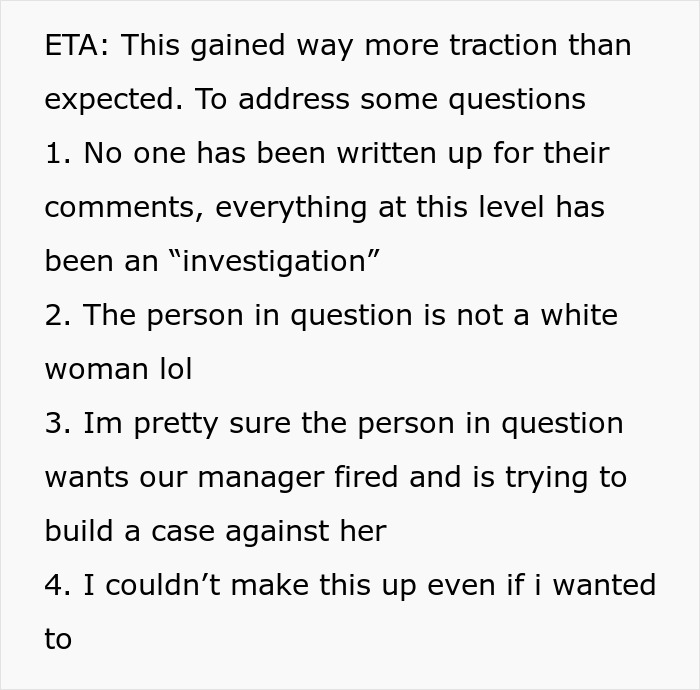 Employees Discuss Their Cultures, One Coworker Constantly Gets Offended, Reports Everything To HR Employees Discuss Their Cultures, One Coworker Constantly Gets Offended, Reports Everything To HR