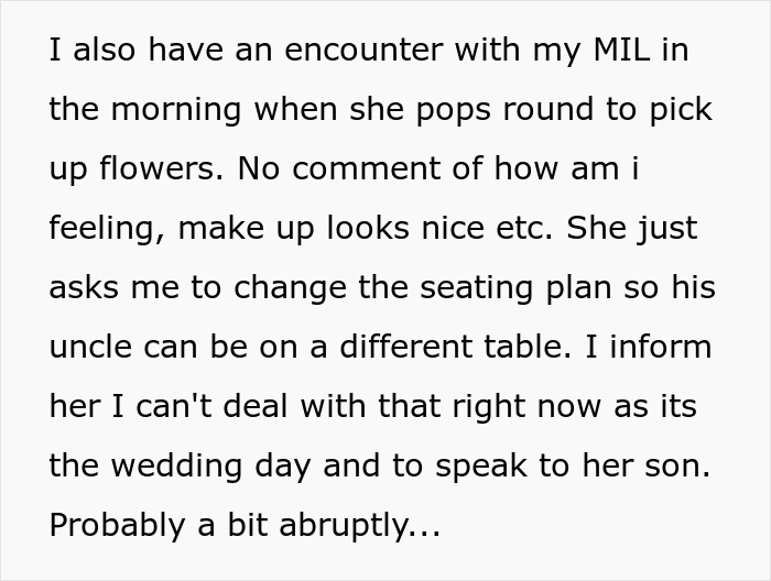Bride Considers Going No-Contact With MIL After She Selfishly Ruined Their Wedding Day Bride Considers Going No-Contact With MIL After She Selfishly Ruined Their Wedding Day