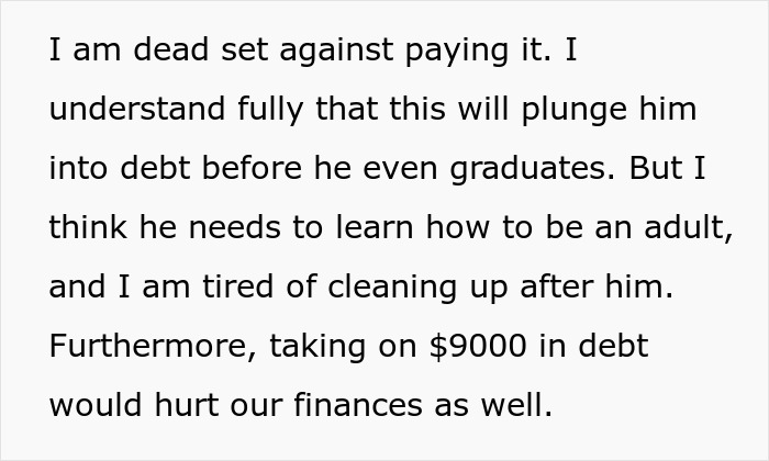 "He Stole One Of My Credit Cards": Entitled Son Expects His Well-Off Boomer Parents To Support Him "He Stole One Of My Credit Cards": Entitled Son Expects His Well-Off Boomer Parents To Support Him