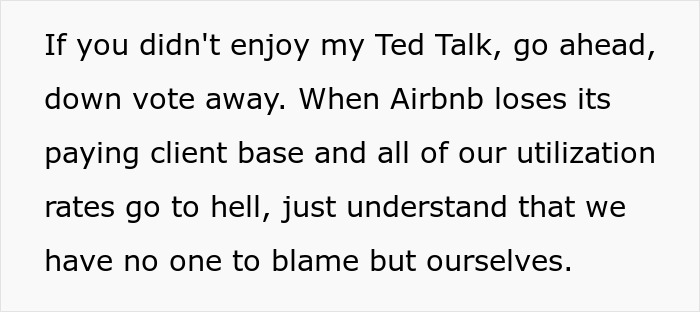 Airbnb Host Drags Greedy Renters Back To Earth: “Treat This As A Business Or Get Out”