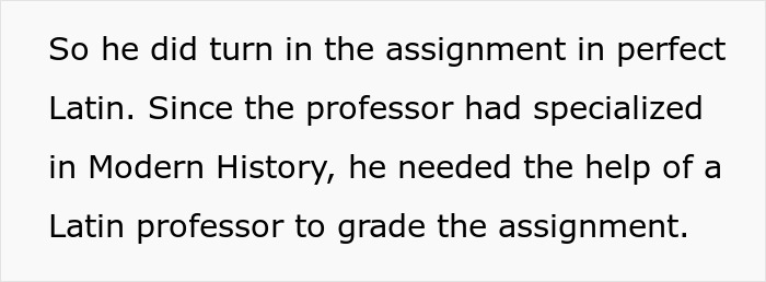 "Written In Either German Or Latin": Exchange Student Maliciously Complies "Written In Either German Or Latin": Exchange Student Maliciously Complies