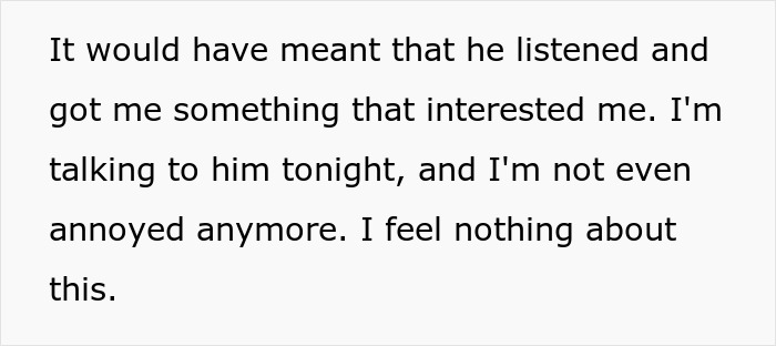 Woman Ends Her 2-Year Relationship After She Finds Out Cruise Tickets Are Her Birthday Gift Woman Ends Her 2-Year Relationship After She Finds Out Cruise Tickets Are Her Birthday Gift