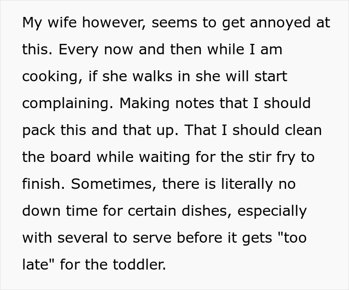 No One Gets Dinner As Man Maliciously Complies With Wife’s Demand To Clean As He Cooks