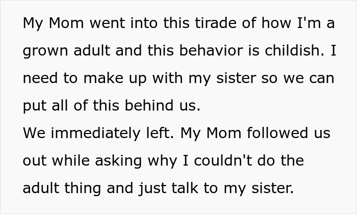 Text excerpt describing a man visiting mom to introduce baby son, facing a family intervention instead. Text excerpt describing a man visiting mom to introduce baby son, facing a family intervention instead.